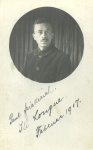 Paul Friederich dans le camp de l’Île-Longue, en février 1917.